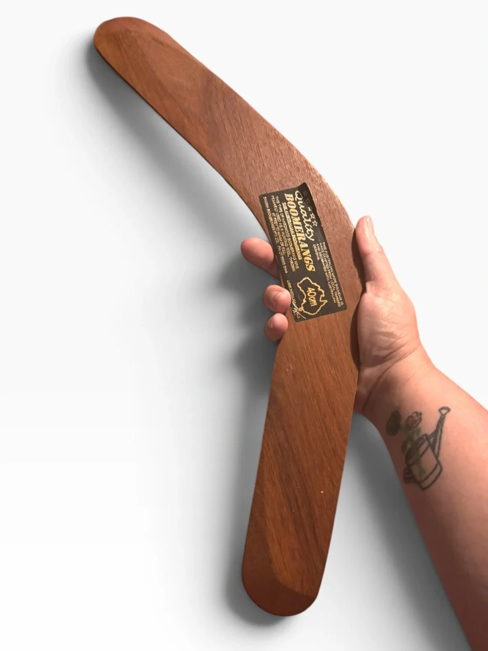 Vintage Australian 40cm Wooden Souvenir Boomerang